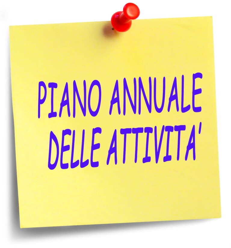 Piano delle attività:  attività funzionali all’insegnamento (art. 29)